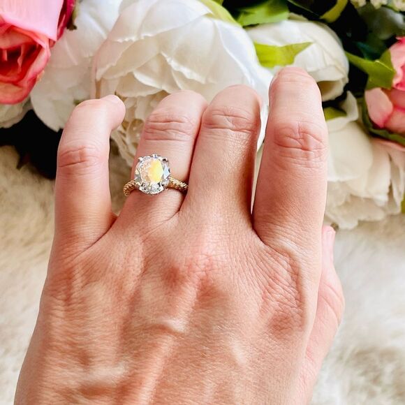 ♥️ 4.30Ct Oval Moissanite Solitaire Engagement Ring, size 6 FREE SHIPPING - Picture 14 of 16